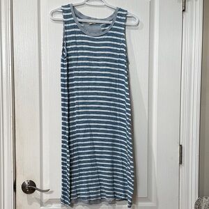 Jane and Delancey size small sleeveless striped denim dress